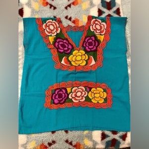 Mexican embroidered blouse